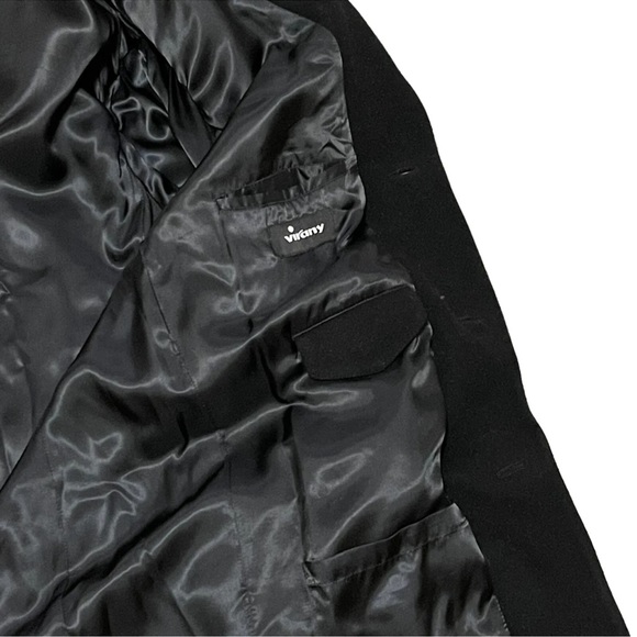 Virany Wool Cashmere Overcoat Mens 48 R Made In Bulgaria Double Breasted EUC - Picture 10 of 12